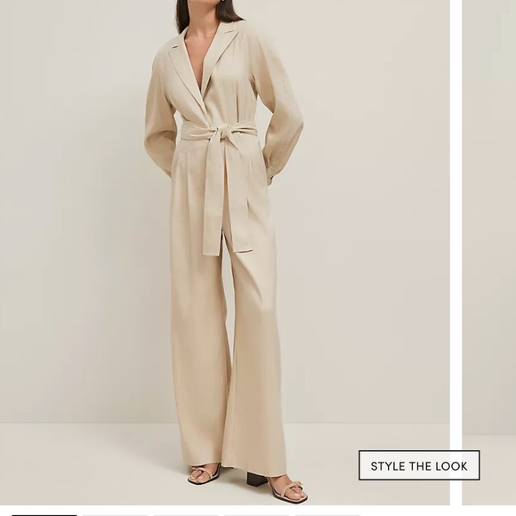 Ann Taylor Pants - Ann Taylor tan Jumpsuit